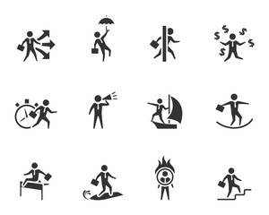 BW  Icons - Businessman