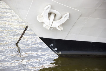 waterline ships close-up