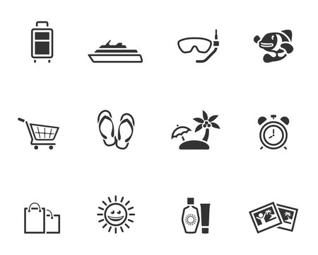 Single Color Icons - More Travel