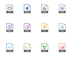 Duotone Icons - File Formats 13