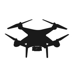 Drone silhouette logo