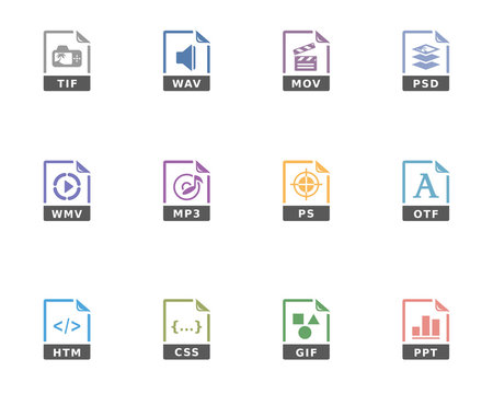 Duotone Icons - File Formats 13