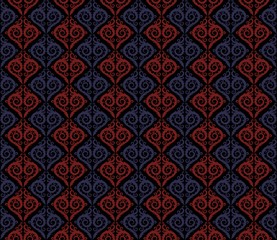 Seamless background with flower pattern. 