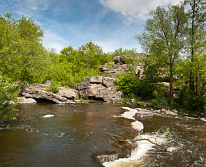Beautiful canyon in Ukraine