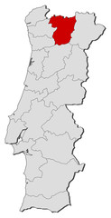 Map - Portugal, Vila Real