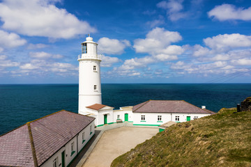 Fototapeta na wymiar Trevose Head Lighthouse Cornwall
