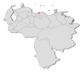Map - Venezuela, Capital District