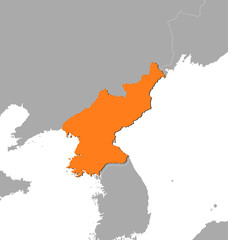 Map - North Korea