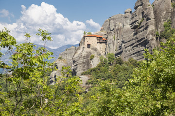 Fototapeta na wymiar Monastery at Meteora, Greece