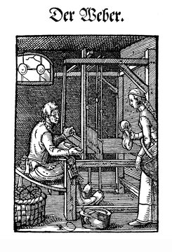 Art and craft, Renaissance workshop: the weaver