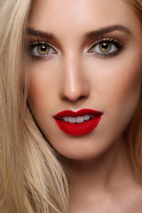 High End Portrait of a Beautiful Fashion Girl