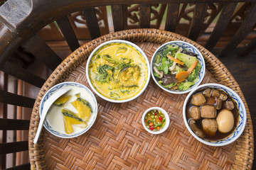 Thai food in wedding ceremony