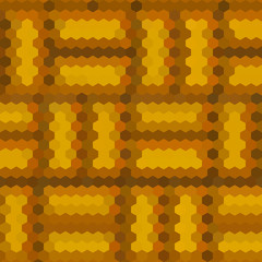 Pattern low poly hexagon style vector mosaic background