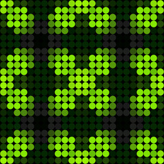 Kaleidoscopic low poly triangle style vector mosaic background