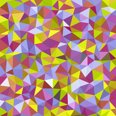 Fototapeta premium Kaleidoscopic low poly triangle style vector mosaic background