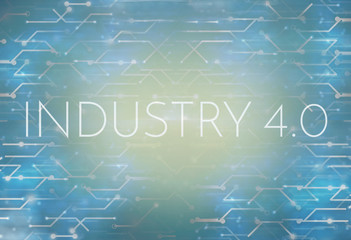 Industry 4.0 Background Digital Theme