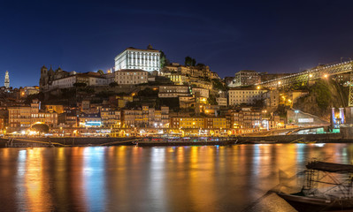 Fototapeta na wymiar Porto Harbour Night