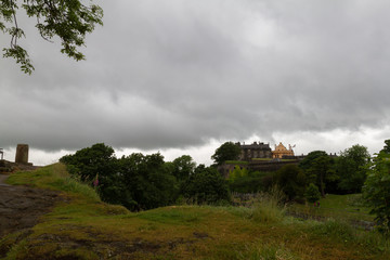 Obraz premium Stirling Castle viewed from surrounding cliffs