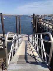 ramp leading to the dock