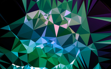 Fototapeta premium Abstract low poly background, geometry triangle