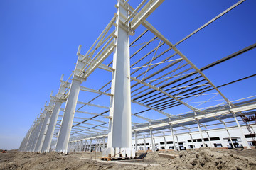 The construction of steel structure