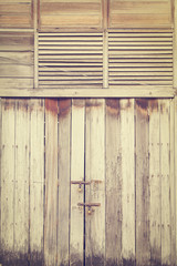 Old wooden building at old town ; Songkhla province Thailand