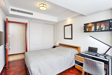 furniture and decoration of modern bedroom