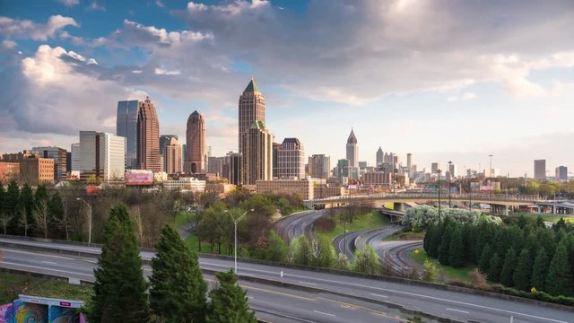 Atlanta, Georgia downtown skyline.