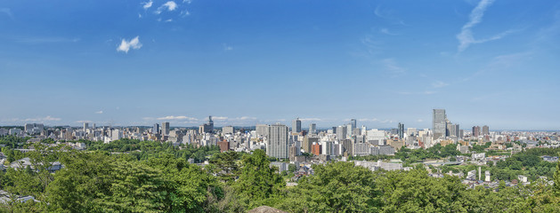 仙台市パノラマ風景