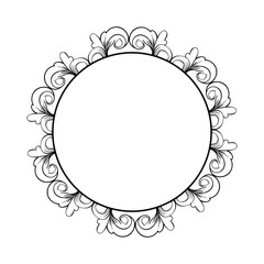 Floral frame