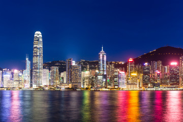 Hong Kong at night
