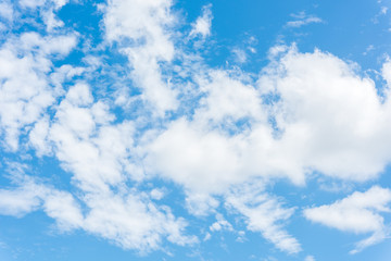 blue sky with cloud