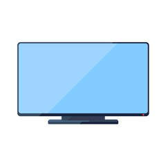 TV flat icon with wide screen