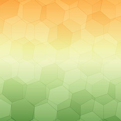 orange, yellow and green gradient Polygonal style vector pattern