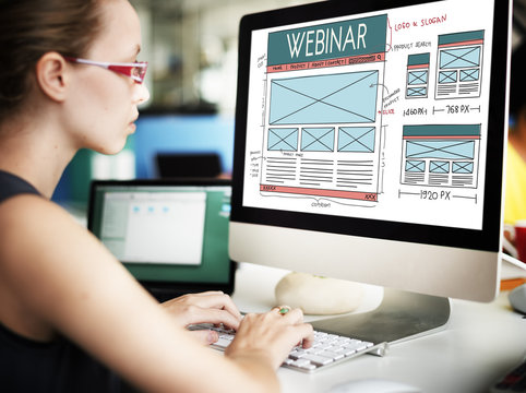 Webinar Computer Education Learning Technology Concept
