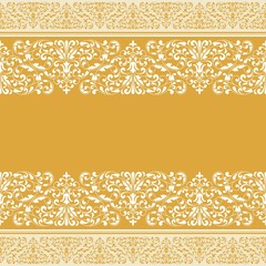 Vintage pattern for invitation or greeting card.