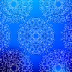 Flower mandala for cards, prints, textile and coloring books