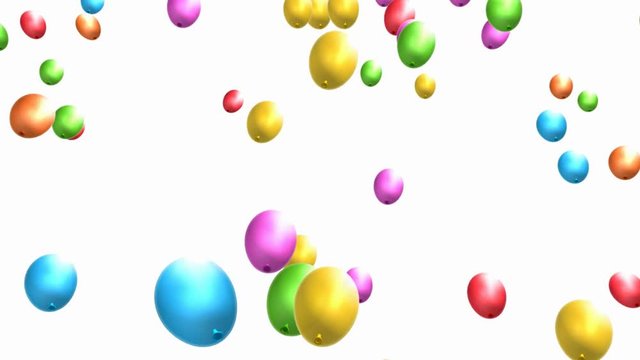 Flying Balloons - alpha channel included
