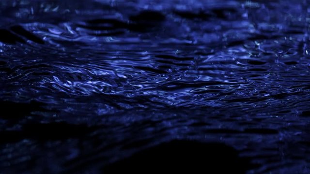 Rippling dark blue water-like background