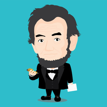 Abraham Lincoln Cartoon Images – Browse 333 Stock Photos, Vectors, and  Video | Adobe Stock