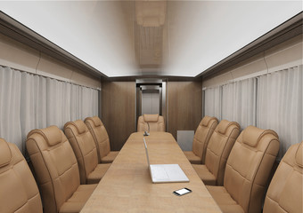 Render of an office