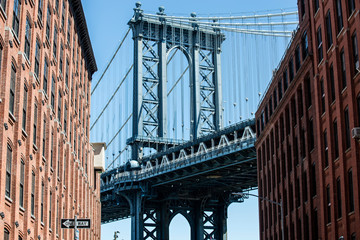 Naklejka premium Most Manhattan