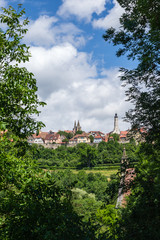 Ausblick nach Rothenburg