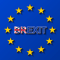 BREXIT & the flag of the EU