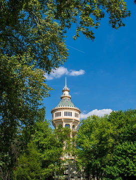 Water tower in Margaret Island, Budapest, Hungary