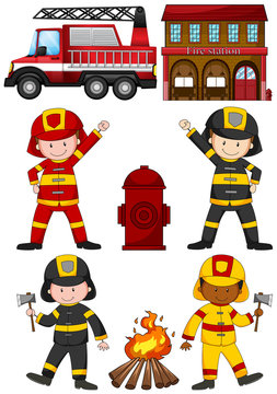 Fire fighters and other equipments