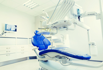 interior of new modern dental clinic office