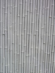 bamboo textured grey concrete wall detail