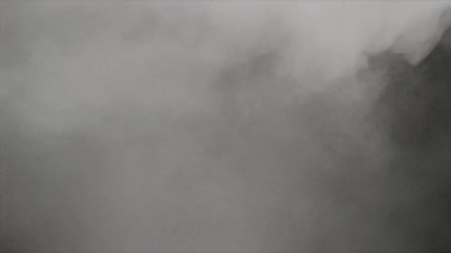 Turbulent smoke-screen filling the frame