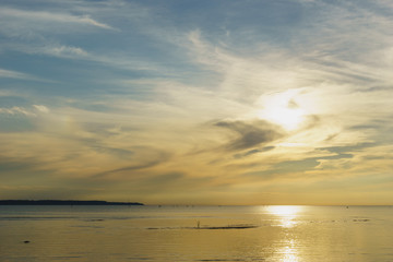 Estonia Tallinn,Jun 2016, Sunset on the Baltic Sea,district: Kakumäe beach